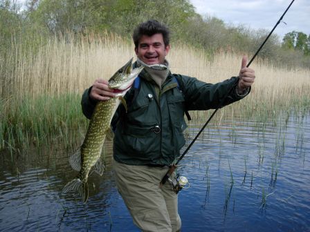 Fred et un joli broch du loch Kinnord