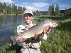 Cutthroat trout géante de la Yellowstone