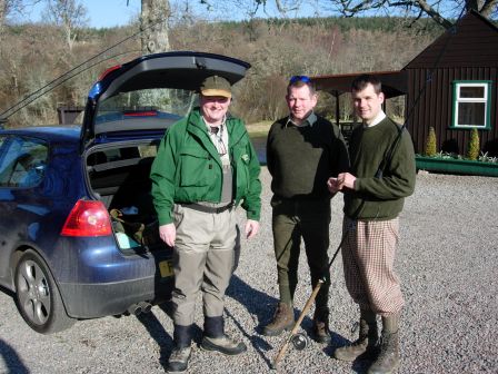 Simon Johnson,  John Martin and Steeve the guillie